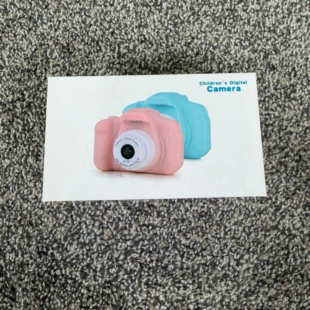 Kids Digital Camera Pink 32GB SD Card Video Photo Rechargeable NOT‎ TESTED